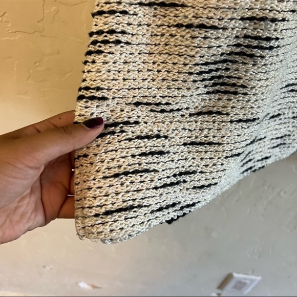 Loft Cream Slouchy Turtleneck Chunky Knit Sweater Extra Large - Picture 4 of 9